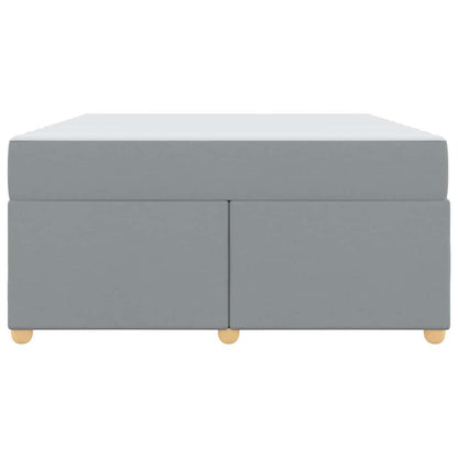 Bedframe met matras Anders Lichtgrijs 160 x 200 cm Stof