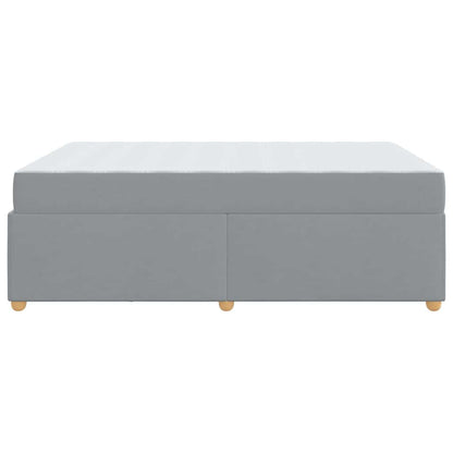 Bedframe met matras Anders Lichtgrijs 160 x 200 cm Stof
