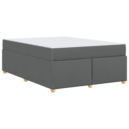 Bedframe met matras Anders Donkergrijs 160 x 200 cm Stof