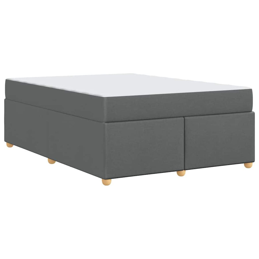Bedframe met matras Anders Donkergrijs 160 x 200 cm Stof