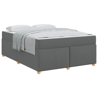 Bedframe met matras Anders Donkergrijs 160 x 200 cm Stof