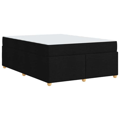 Bedframe met matras Anders Zwart 160 x 200 cm Stof