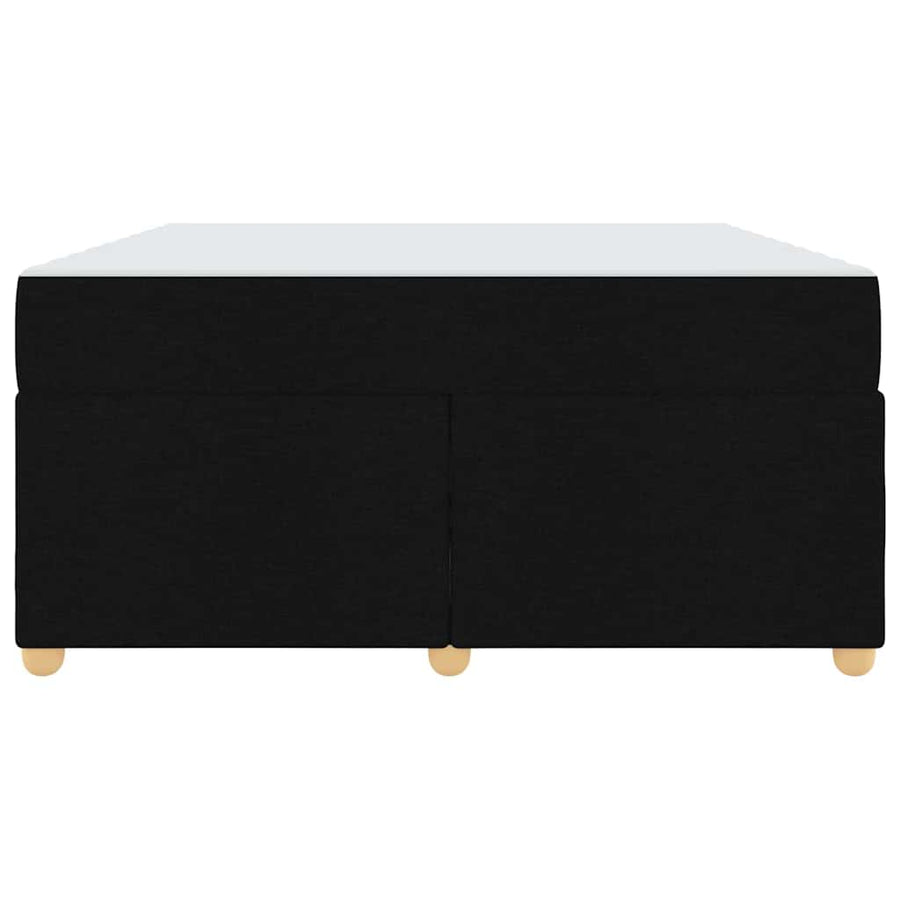 Bedframe met matras Anders Zwart 160 x 200 cm Stof