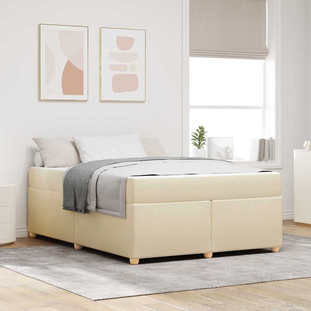 Bedframe Anders Crème 160 x 200 cm Stof