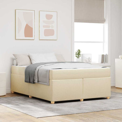 Bedframe Anders Crème 160 x 200 cm Stof