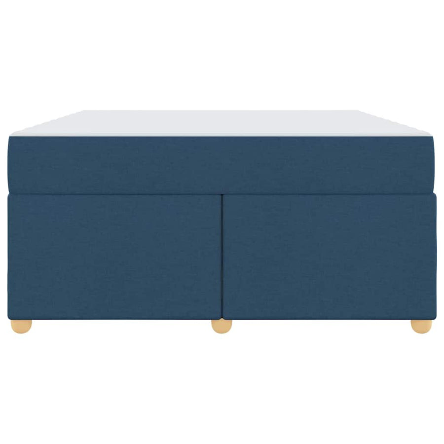 Bedframe met matras Anders Blauw 160 x 200 cm Stof