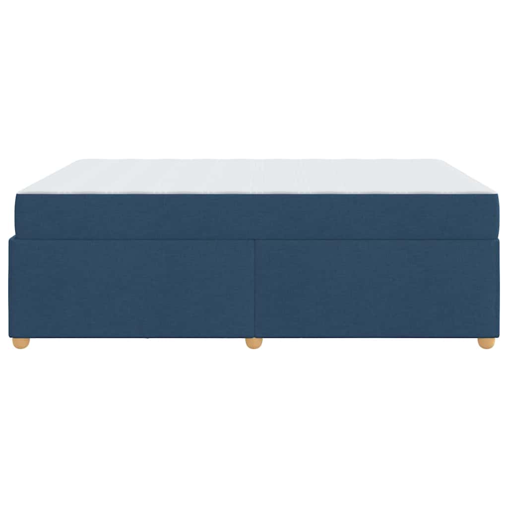 Bedframe met matras Anders Blauw 160 x 200 cm Stof