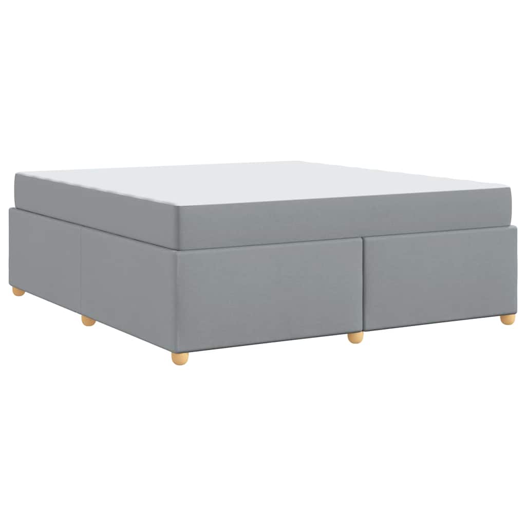 Bedframe met matras Anders Lichtgrijs 180 x 200 cm Stof