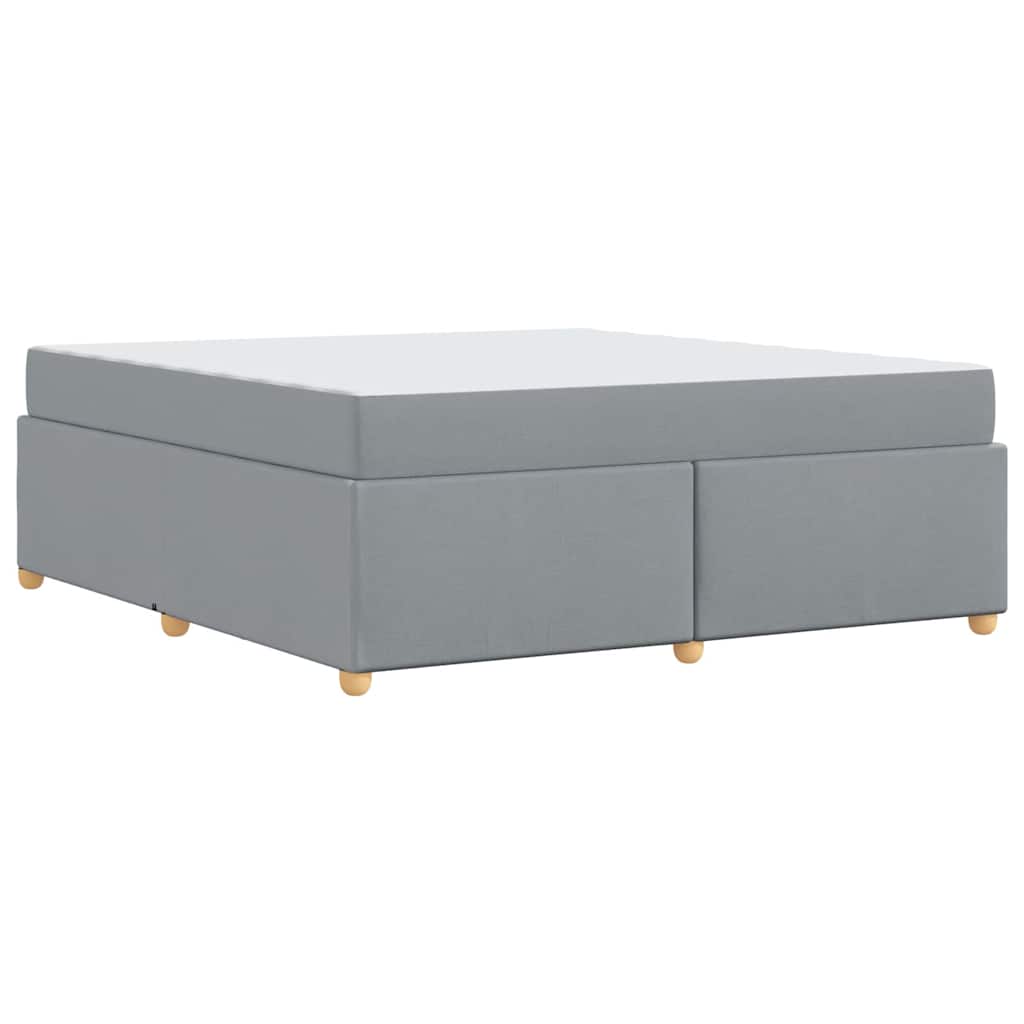 Bedframe met matras Anders Lichtgrijs 180 x 200 cm Stof