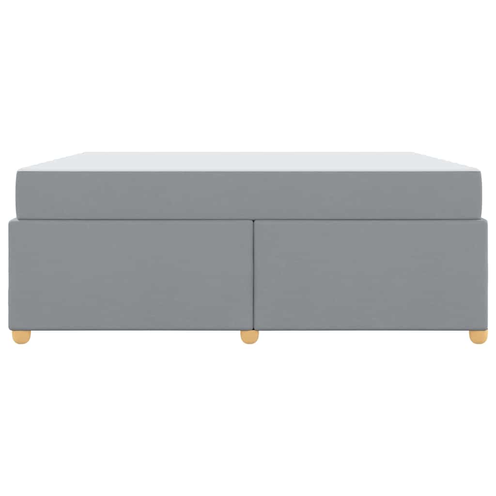 Bedframe met matras Anders Lichtgrijs 180 x 200 cm Stof
