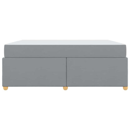 Bedframe met matras Anders Lichtgrijs 180 x 200 cm Stof