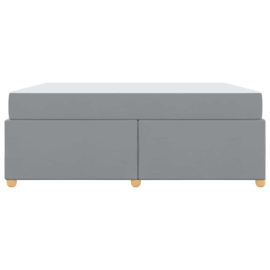 Bedframe met matras Anders Lichtgrijs 180 x 200 cm Stof