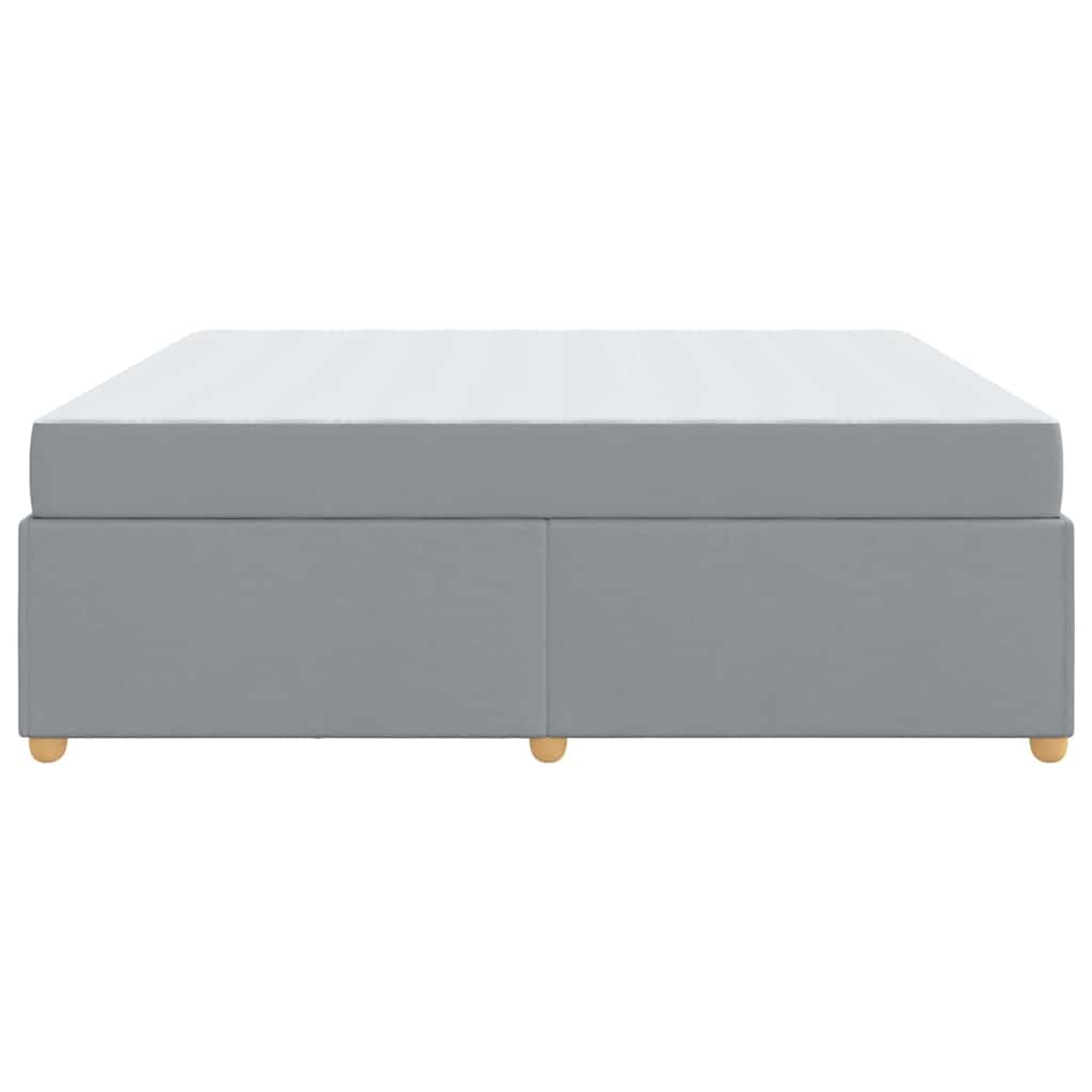 Bedframe met matras Anders Lichtgrijs 180 x 200 cm Stof