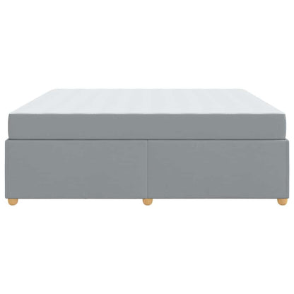 Bedframe met matras Anders Lichtgrijs 180 x 200 cm Stof