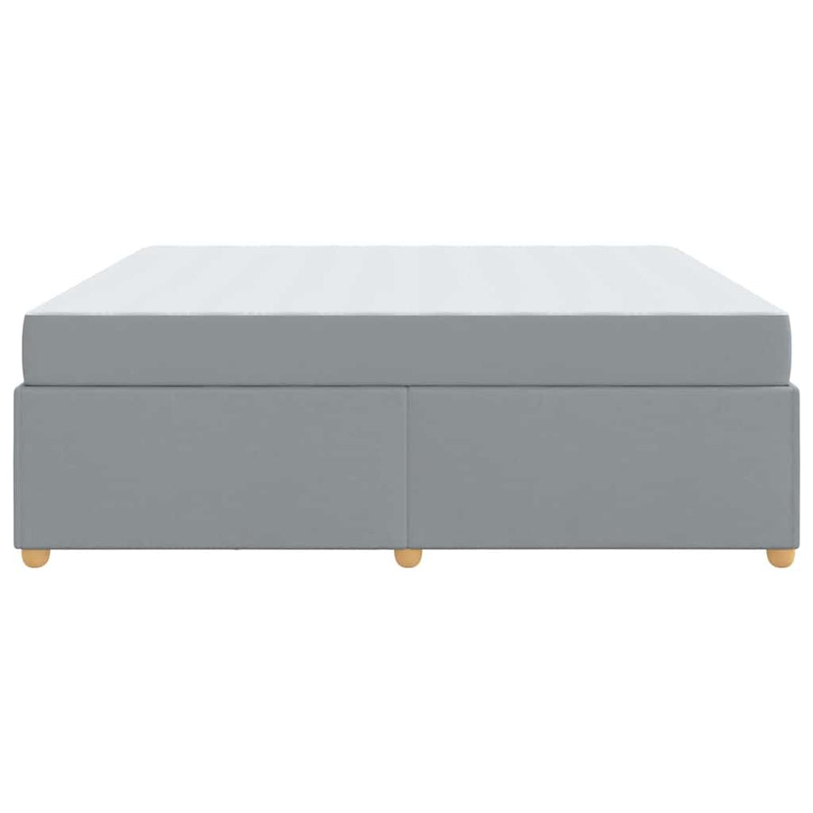Bedframe met matras Anders Lichtgrijs 180 x 200 cm Stof