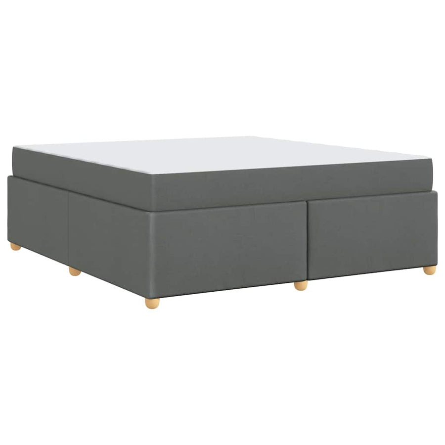 Bedframe met matras Anders Donkergrijs 180 x 200 cm Stof