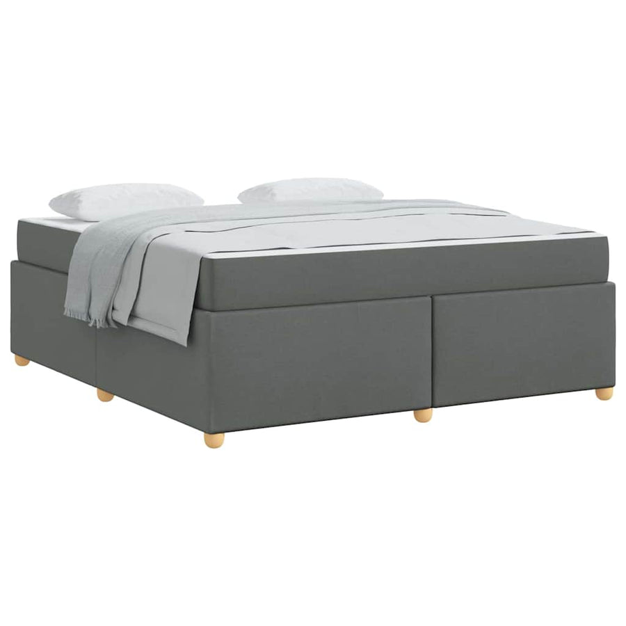 Bedframe met matras Anders Donkergrijs 180 x 200 cm Stof