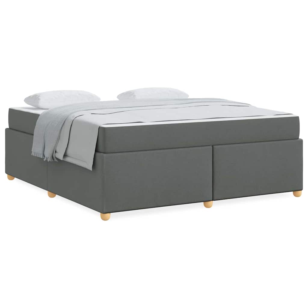 Bedframe met matras Anders Donkergrijs 180 x 200 cm Stof