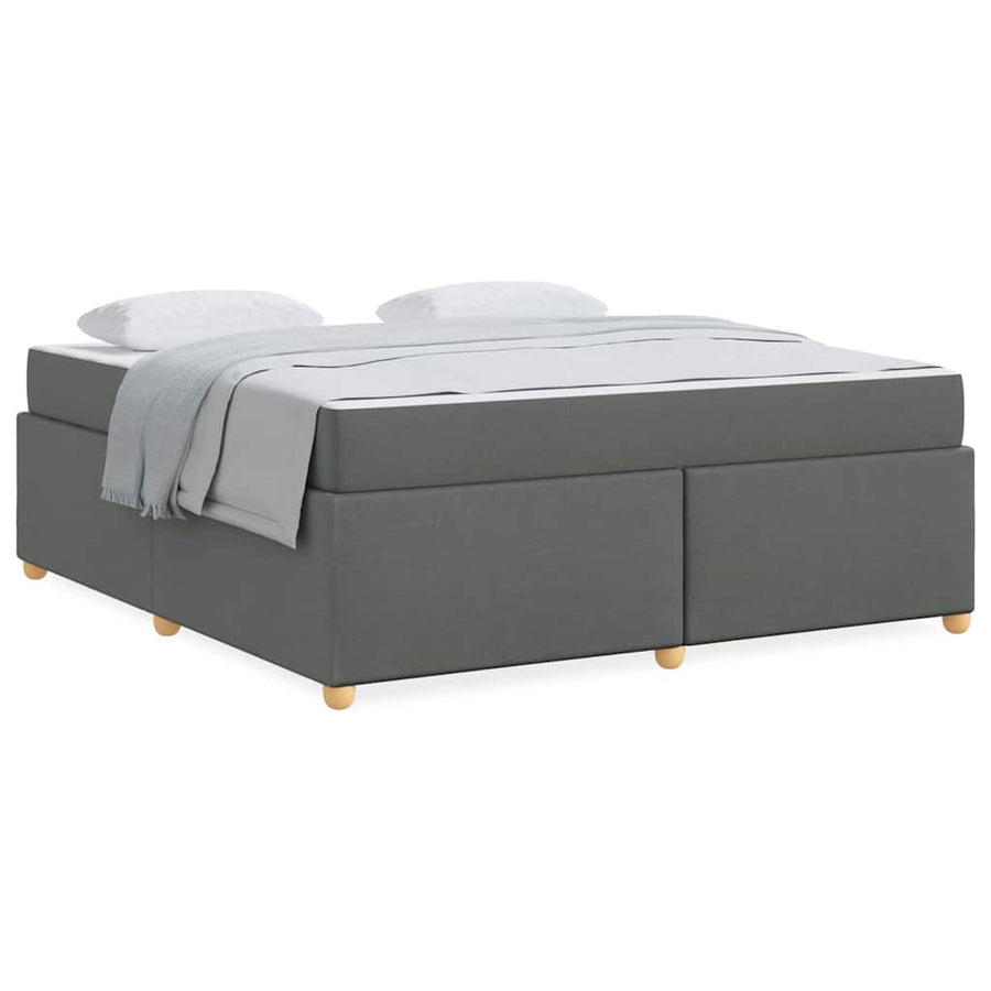 Bedframe met matras Anders Donkergrijs 180 x 200 cm Stof