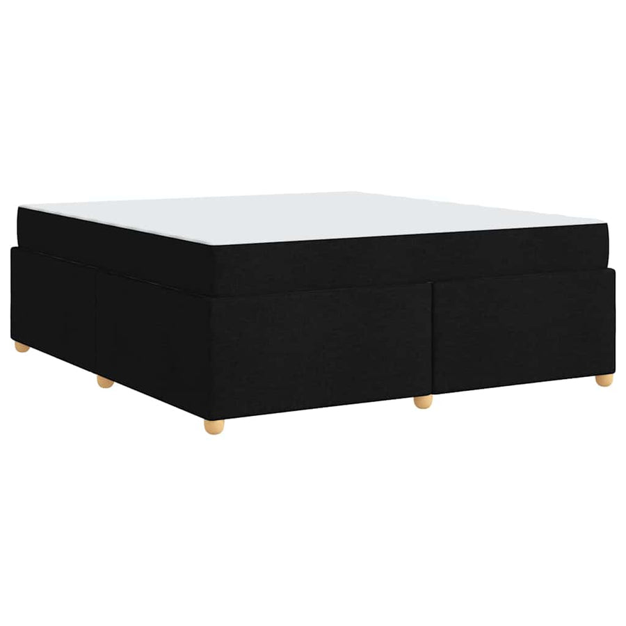 Bedframe met matras Anders Zwart 180 x 200 cm Stof