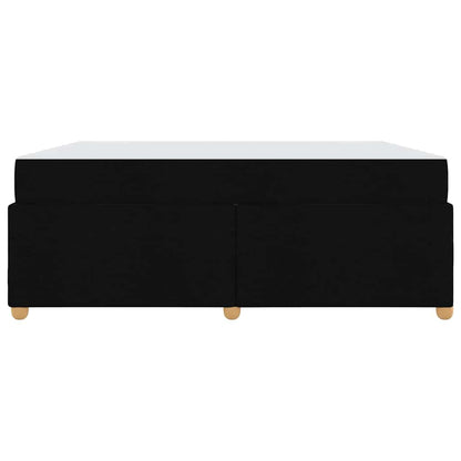 Bedframe met matras Anders Zwart 180 x 200 cm Stof
