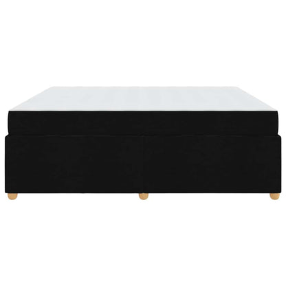 Bedframe met matras Anders Zwart 180 x 200 cm Stof