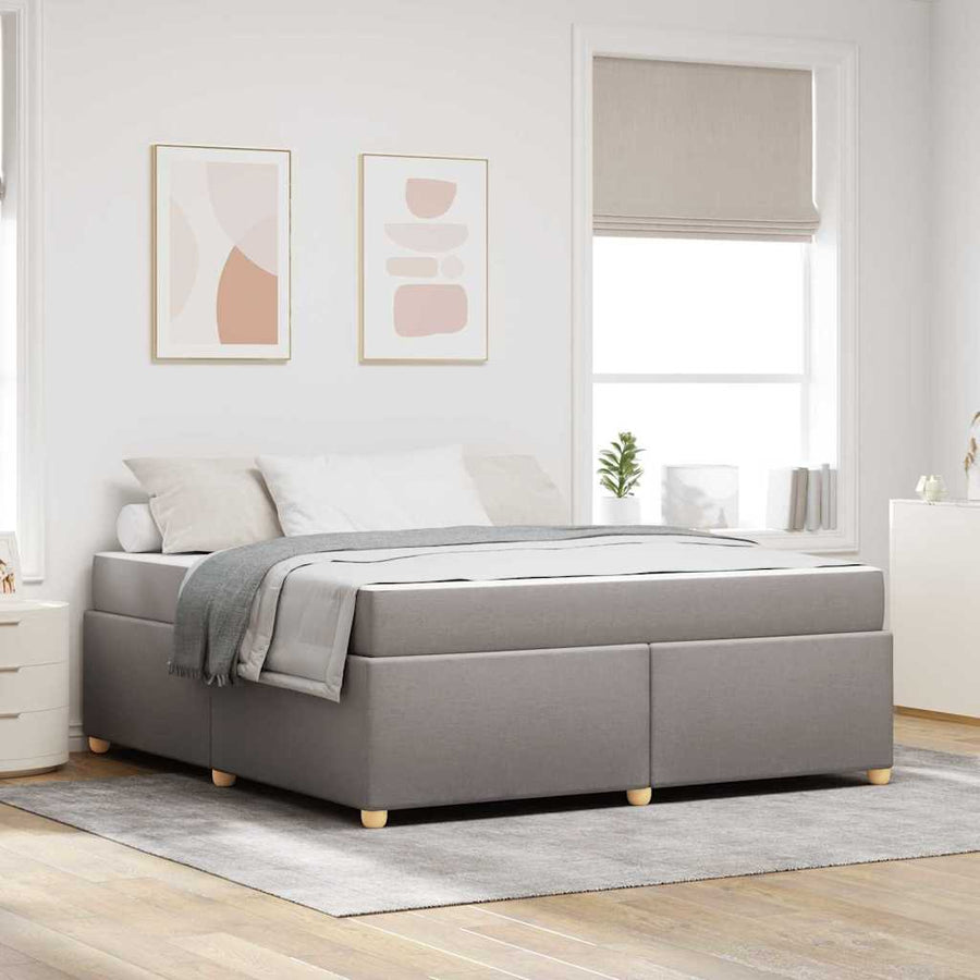 Bedframe Anders Taupe 180 x 200 cm Stof