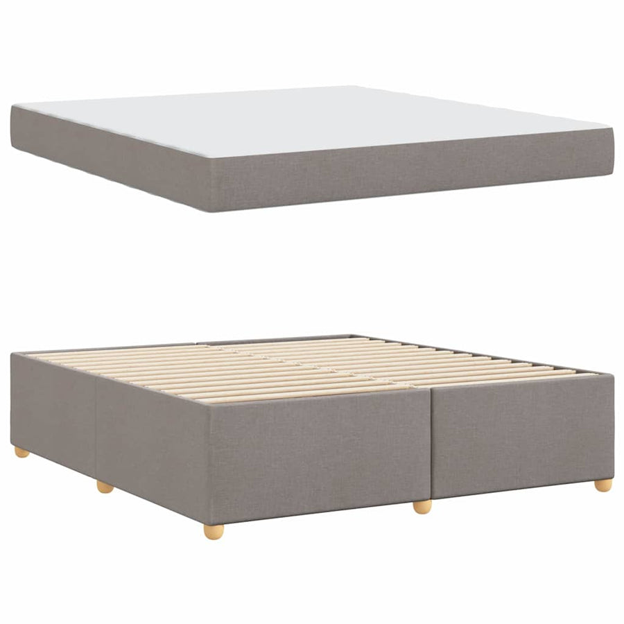 Bedframe Anders Taupe 180 x 200 cm Stof
