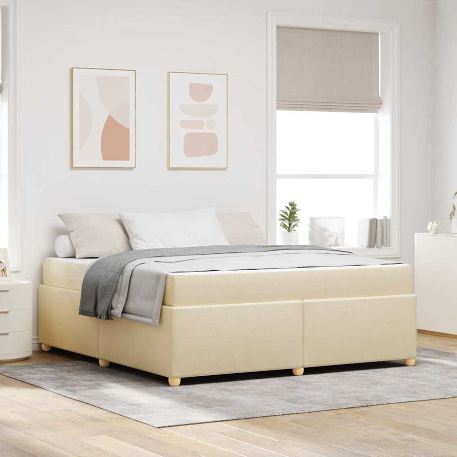 Bedframe Anders Crème 180 x 200 cm Stof