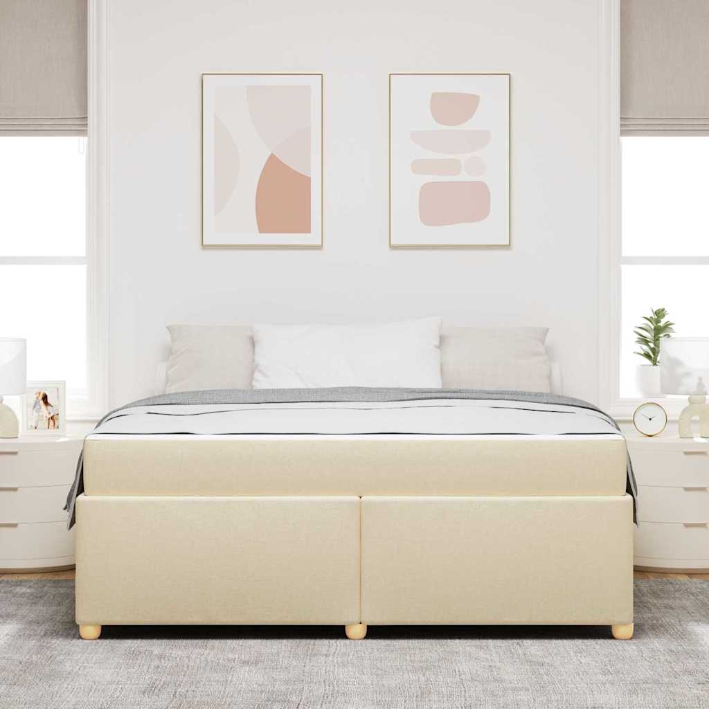 Bedframe Anders Crème 180 x 200 cm Stof