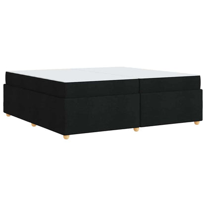 Bedframe met matras Anders Zwart 200 x 200 cm Stof