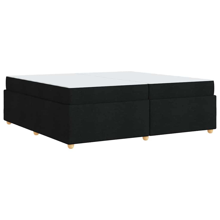 Bedframe met matras Anders Zwart 200 x 200 cm Stof