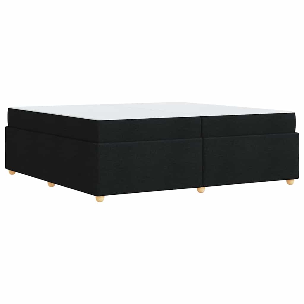 Bedframe met matras Anders Zwart 200 x 200 cm Stof