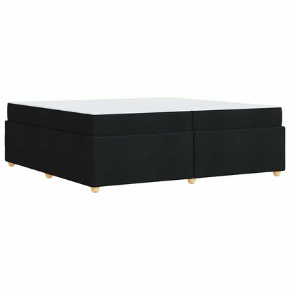 Bedframe met matras Anders Zwart 200 x 200 cm Stof