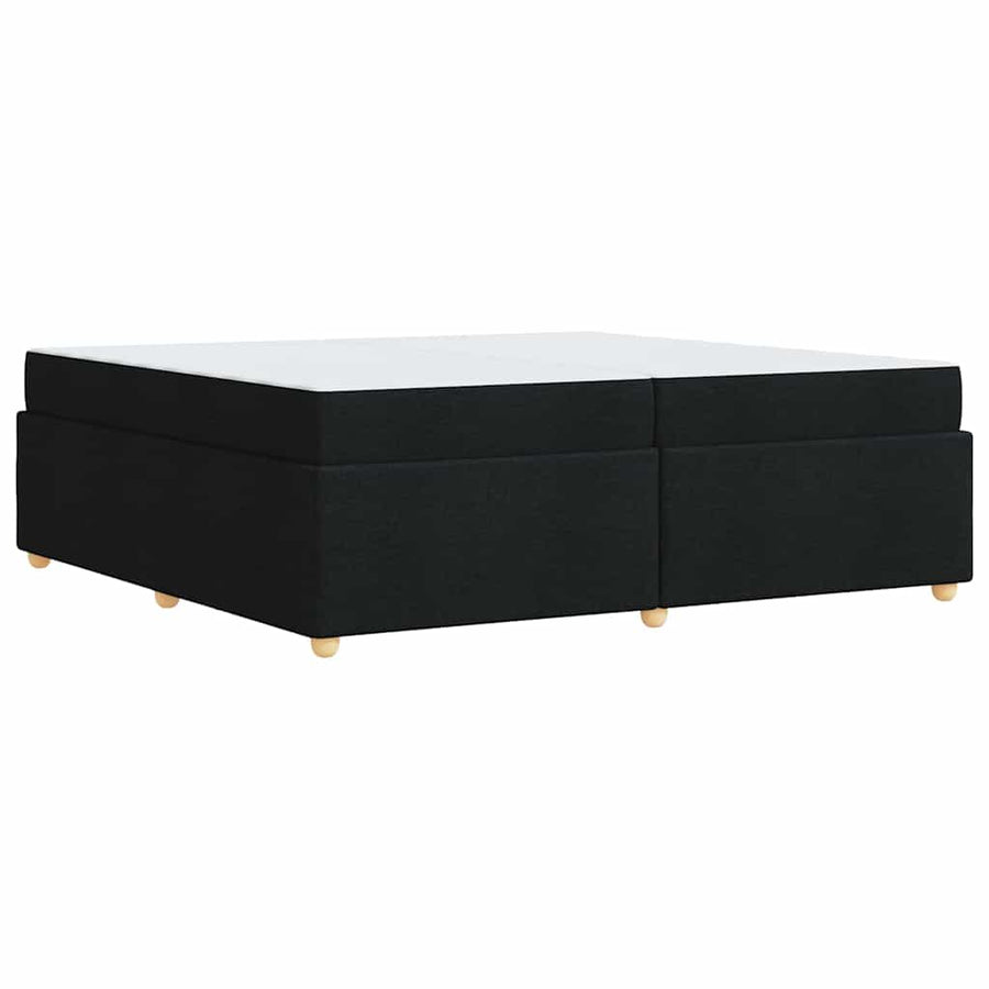 Bedframe met matras Anders Zwart 200 x 200 cm Stof