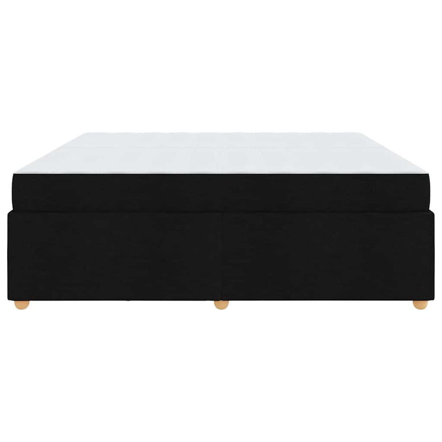 Bedframe met matras Anders Zwart 200 x 200 cm Stof