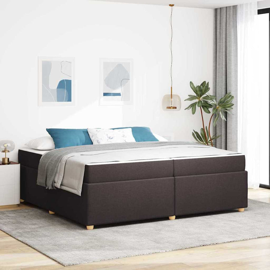 Bedframe Anders Donkerbruin 200 x 200 cm Stof