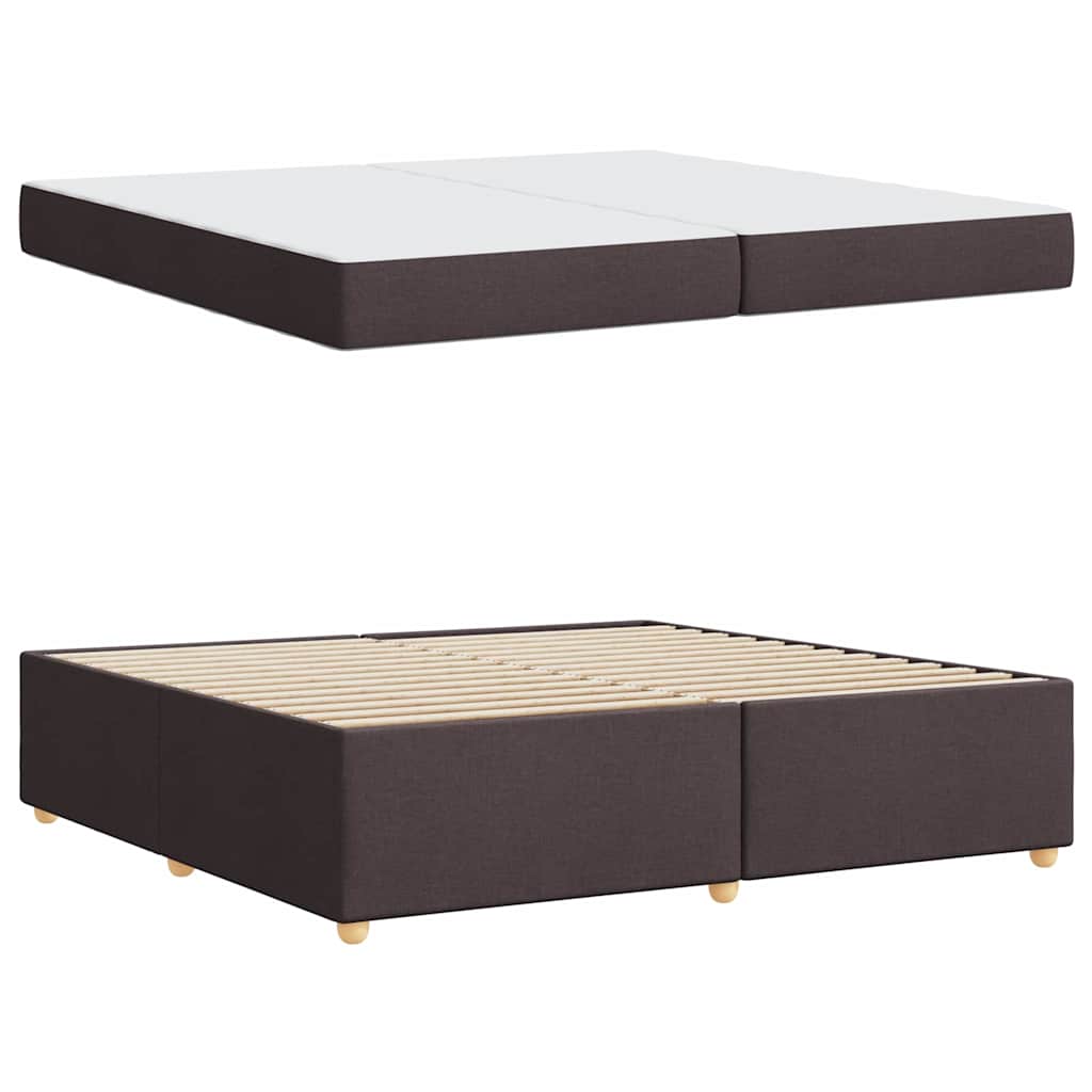 Bedframe Anders Donkerbruin 200 x 200 cm Stof