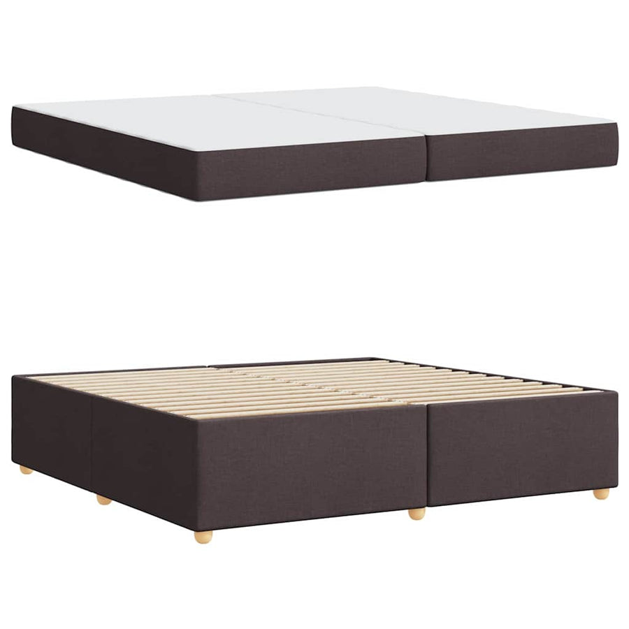 Bedframe Anders Donkerbruin 200 x 200 cm Stof