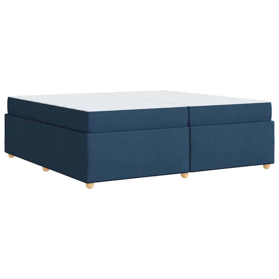 Bedframe met matras Anders Blauw 200 x 200 cm Stof