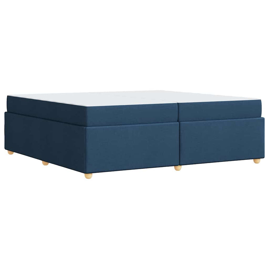 Bedframe met matras Anders Blauw 200 x 200 cm Stof