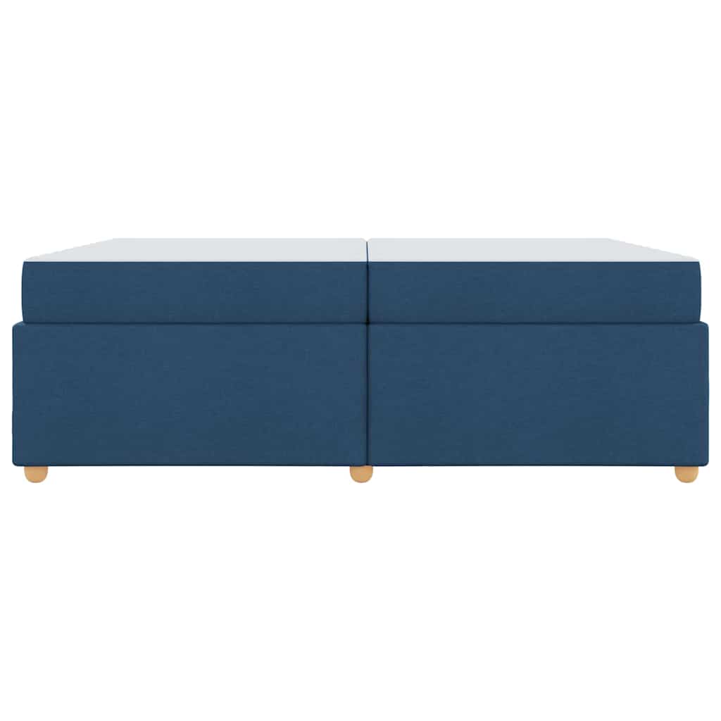 Bedframe met matras Anders Blauw 200 x 200 cm Stof