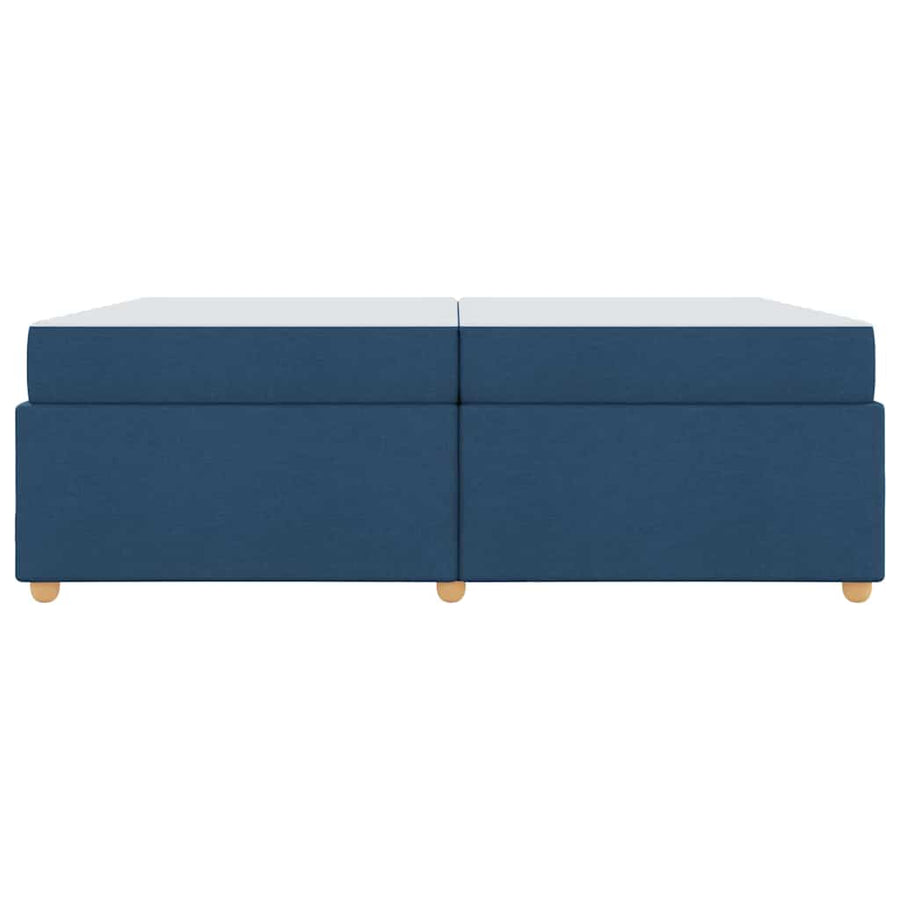 Bedframe met matras Anders Blauw 200 x 200 cm Stof