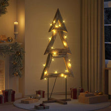 Kerstboom met standaard Bruin 180 cm Massief teakhout