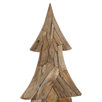 Kerstboom met standaard Bruin 180 cm Massief teakhout