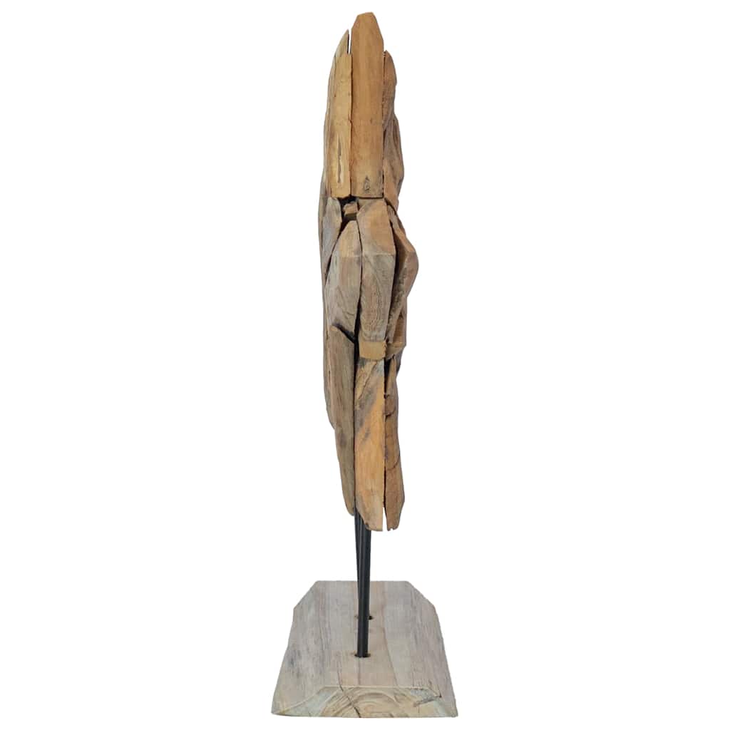 Kerstster Bruin 45 x 5 x 60 cm Massief Teakhout