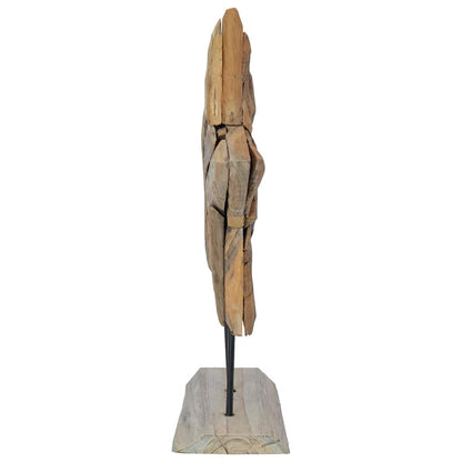 Kerstster Bruin 45 x 5 x 60 cm Massief Teakhout