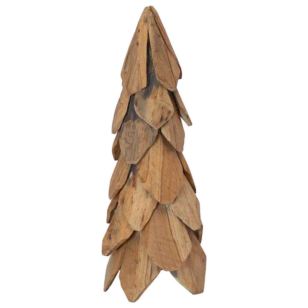 Kerstboom met standaard Bruin 50 cm Massief teakhout