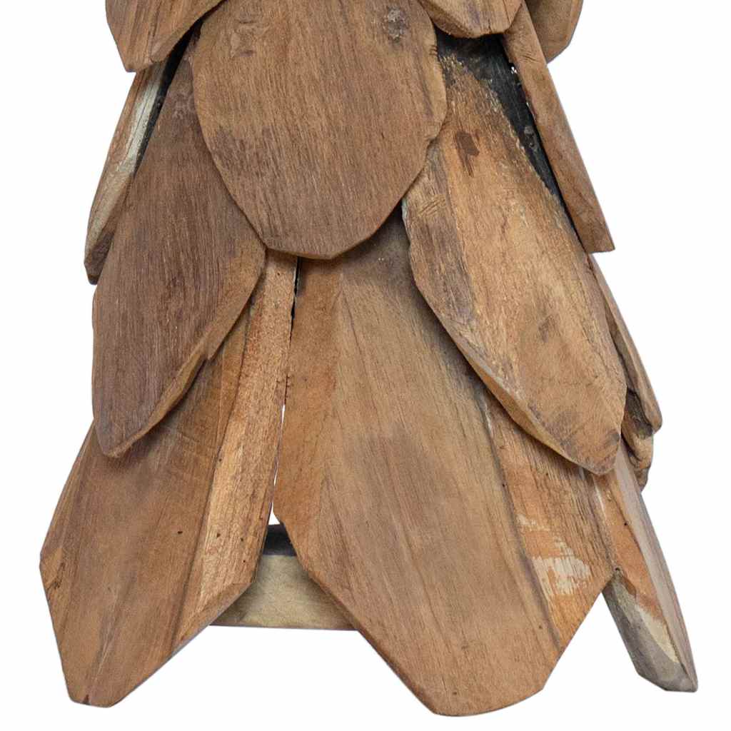 Kerstboom Met Standaard Bruin Massief Teakhout 80 cm