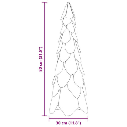 Kerstboom Met Standaard Bruin Massief Teakhout 80 cm